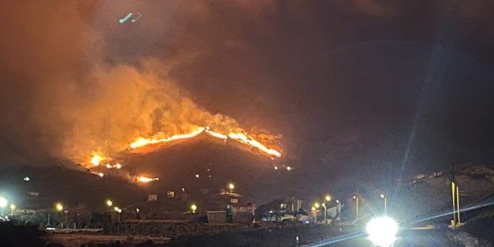 Gökçeada’da dört ayrı bölgede yangın! Belediye başkanından sabotaj iddiası