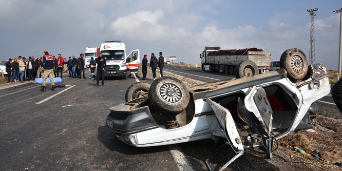 Siverek’te trafik kazası: 1 ölü, 4 yaralı