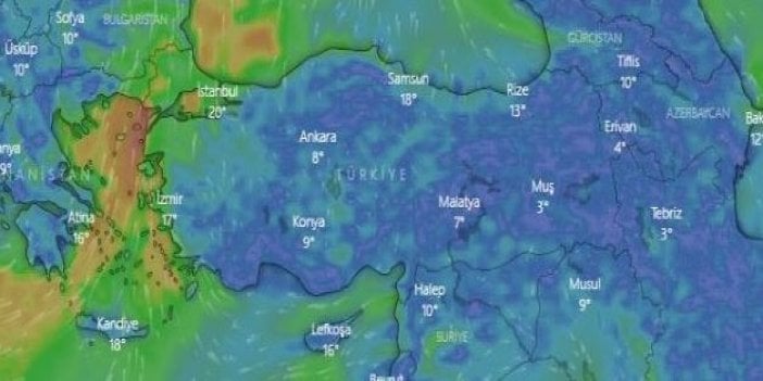 Meteoroloji dikkat diyerek 7 ili uyardı. Şiddetli yağış ve fırtına geliyor