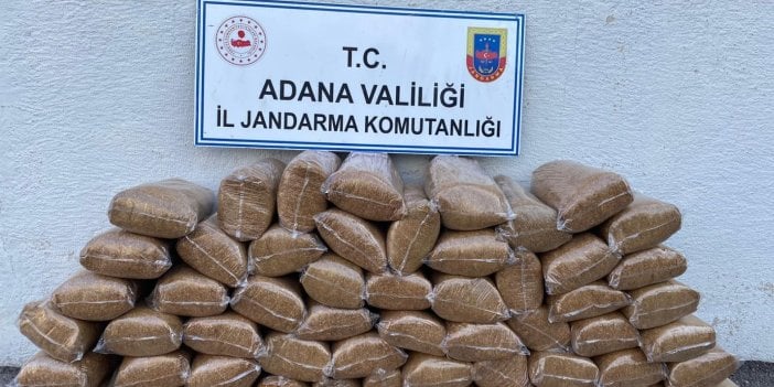 Adana'da 336 kilo kaçak tütün ele geçirildi