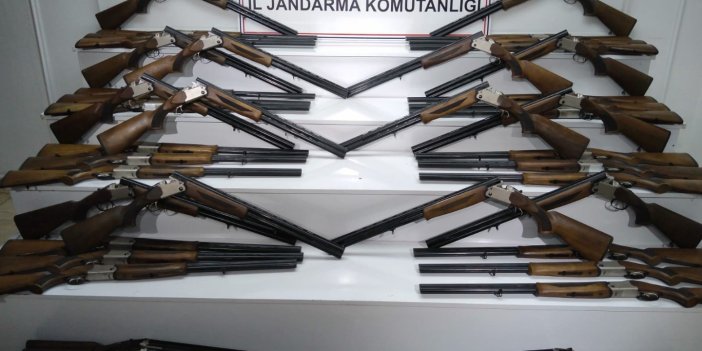 Hakkari'de 50 av tüfeği ele geçirildi