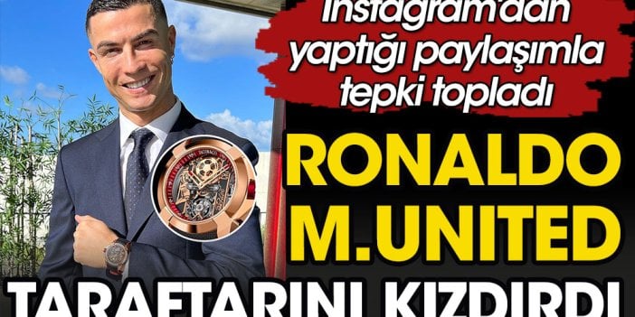 Ronaldo'dan Manchester United taraftarlarını çıldırtan paylaşım