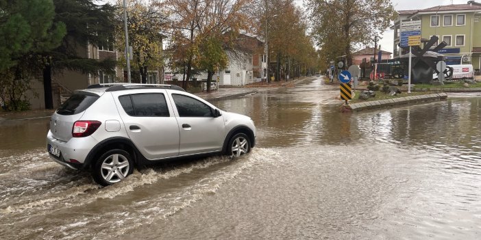 Edirne'de sağanak