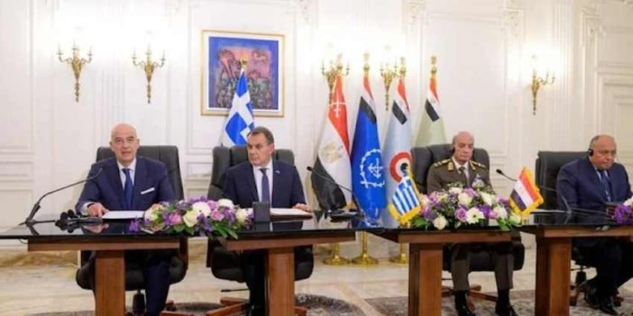 Erdoğan'ın Sisi ile el sıkışması sonrası Yunanistan Mısır'a çıkarma yaptı