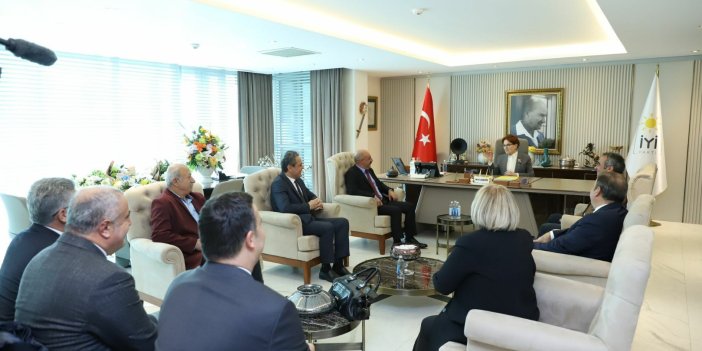 Meral Akşener, Alevi Bektaşi sivil toplum kuruluşlarının başkanları ile görüştü