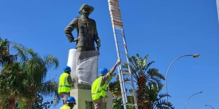 Namibya’da Alman sömürge subayının heykeli kaldırıldı