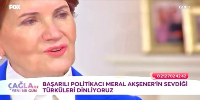 Meral Akşener canlı yayında ağladı. Akşener Çağla Şikel'in programında Selanik Türküsü'nü söyledi