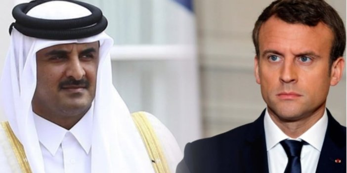 Macron Katar'a sahip çıktı