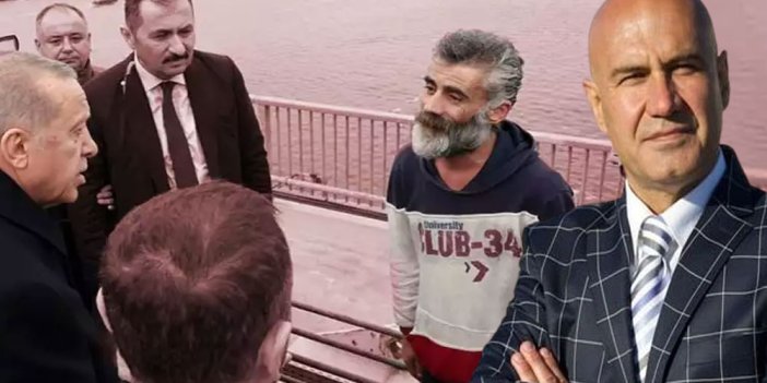 İYİ Partili Turhan Çömez o görüntülere farklı bir yorum getirdi.  Erdoğan köprüde intihar etmek isteyen kişiyi 'ikna' etmişti