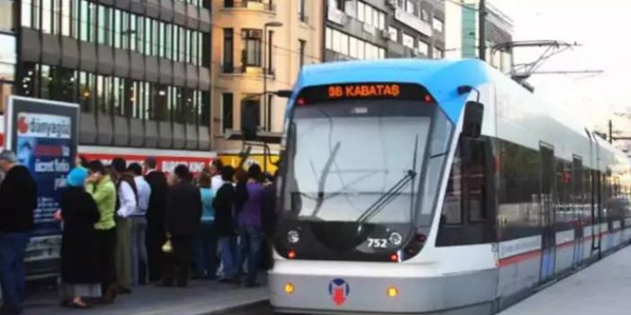 İstanbul'da tramvay seferleri durduruldu