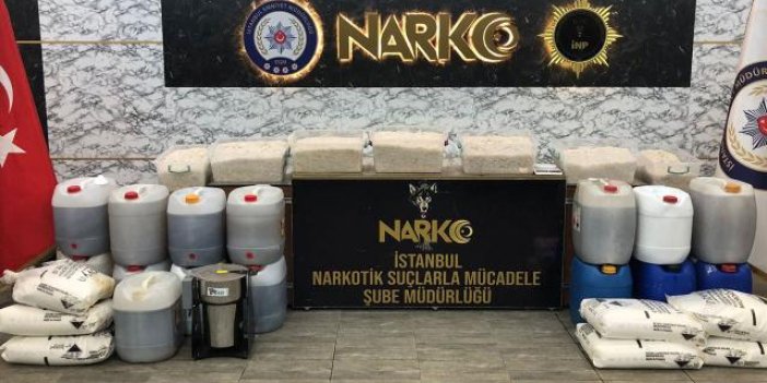 İstanbul'da 500 kilo metamfetamin ele geçirildi
