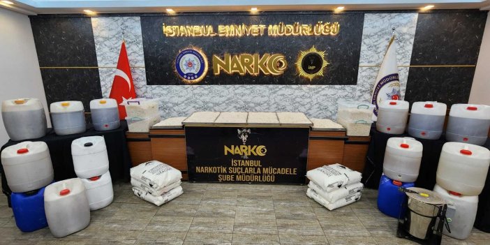 İstanbul'da uyuşturucu operasyonu: 500 kilo metamfetamin ele geçirildi, 24 kişi gözaltına alındı