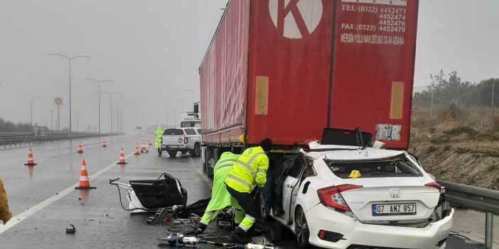 İzmir-İstanbul Otoyolunda feci kaza: 2 ölü 2 yaralı