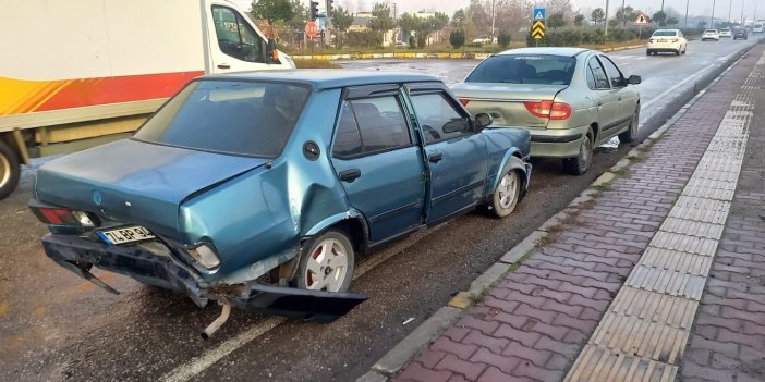Zonguldak'ta zincirleme trafik kazası: 1 yaralı