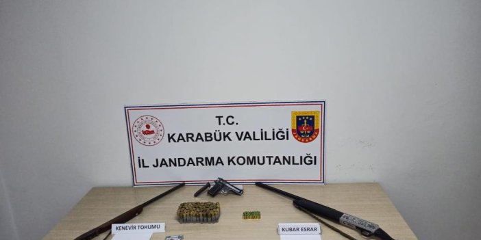 Karabük'te Jandarma operasyonu