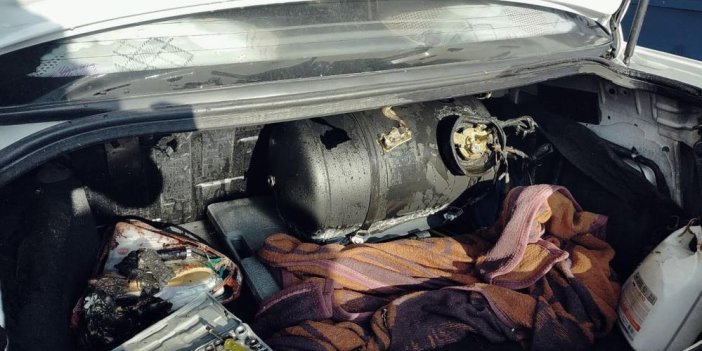 Aracının LPG tankı öldürüyordu