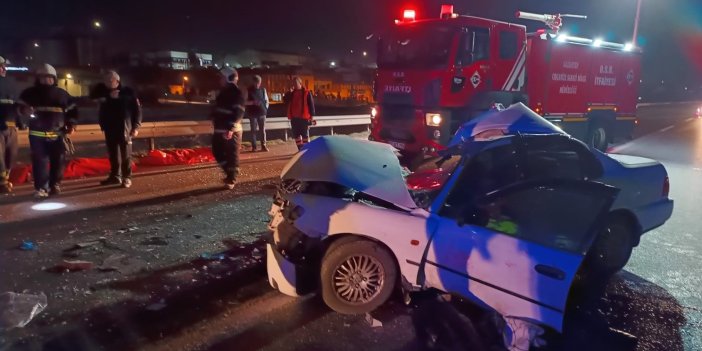 TAG otoyolunda feci trafik kazası: 2 ölü, 5 yaralı