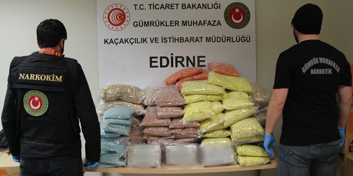 Kapıkule'de 442,7 kilo uyuşturucu ele geçirildi