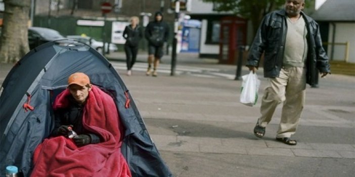 İngiltere'de evsizlere grev darbesi