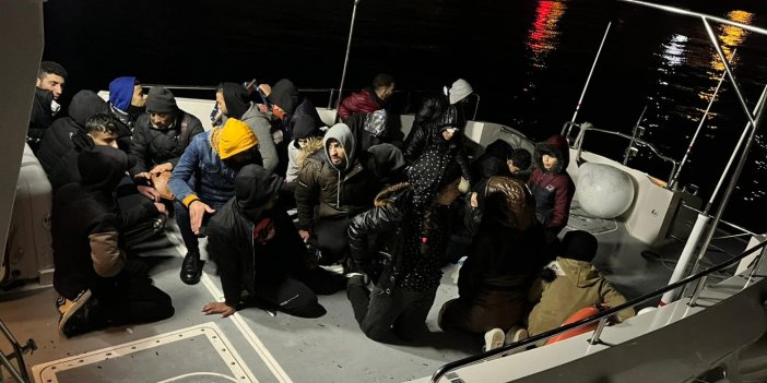 İzmir açıklarında 101 göçmen yakalandı