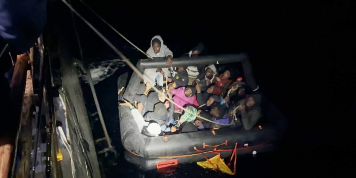 Marmaris’te 72 düzensiz göçmen kurtarıldı   