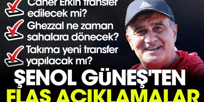 Şenol Güneş: Neymar'ı isterim. Ronaldo'yu istemiyorum