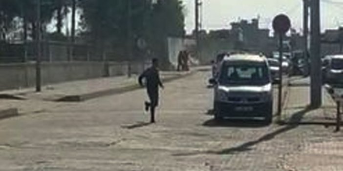 Mardin'de adliye önünde çatışma