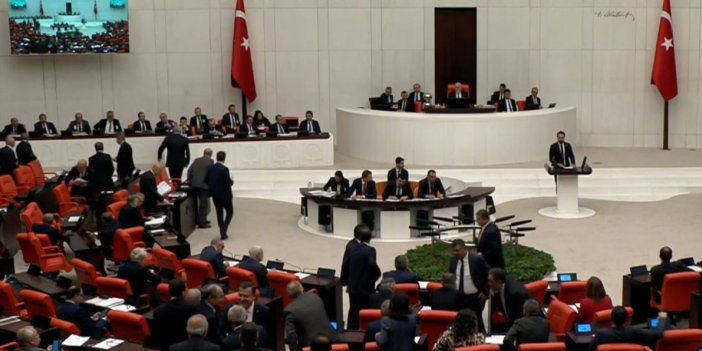 Konuşma sırası AKP’lilere geçince İYİ Partililer salonu terk etti