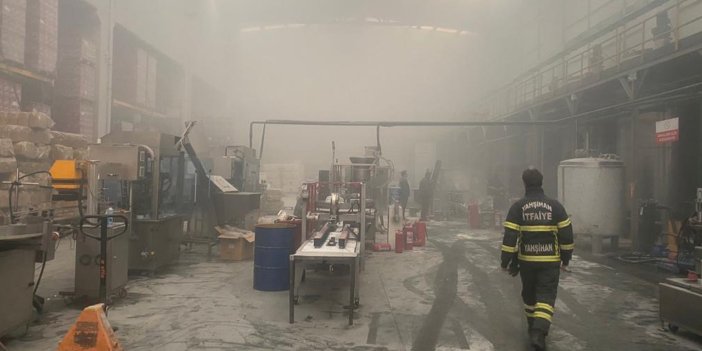 Kırıkkale’de madeni yağ fabrikasında yangın