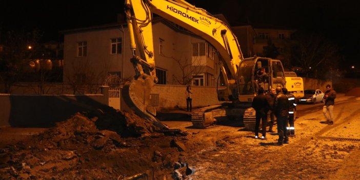 Yozgat’ta iş makinesi boru hattına zarar verdi, kentin gazı kesildi