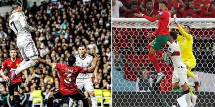 Faslı En-Nesyri Portekiz'e attığı gole kaç metre zıpladı? Ronaldo'nun rekoru kırıldı mı?