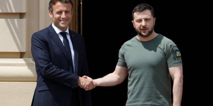 Macron ve Zelenskiy görüştü