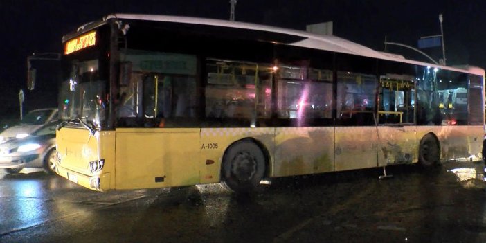 Otobüs minibüse çarptı: 14 yaralı