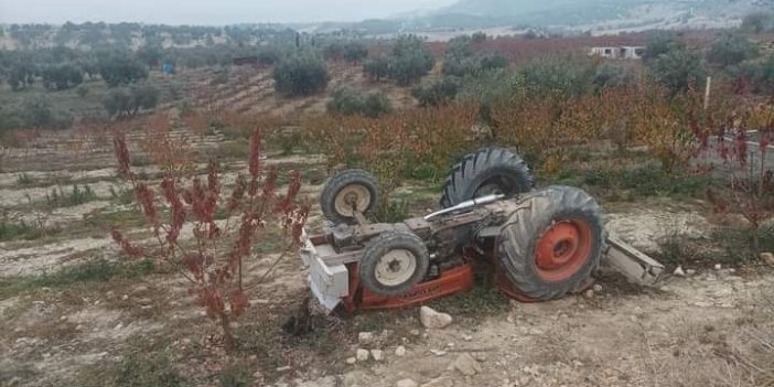 Mersin'de tır, traktöre arkadan çarptı: 1 ölü
