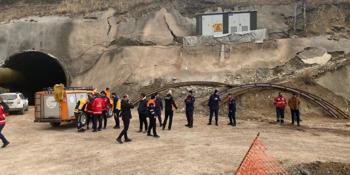 Kop tünelinde göçük: 5 işçi yaralandı   