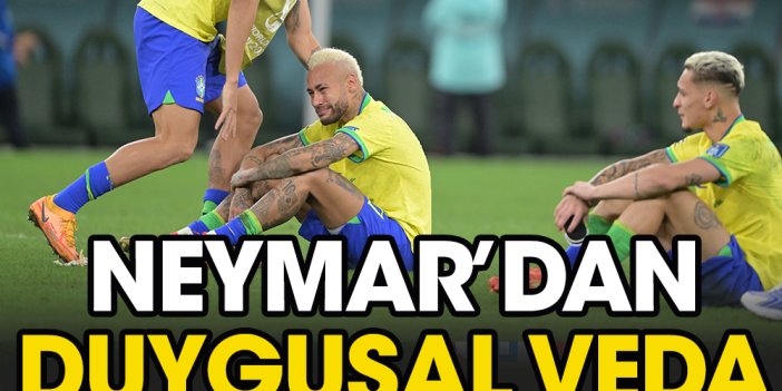 Neymar'dan duygusal veda