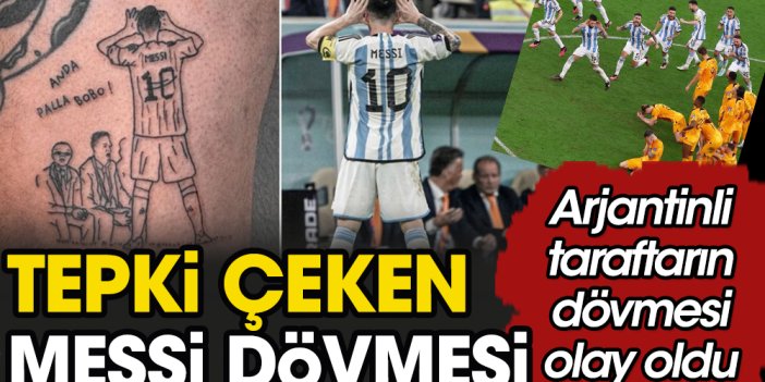 Messi'nin tepki seçen sevincini dövme yaptırdı ortalık karıştı