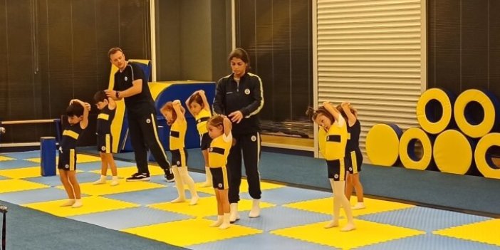 Fenerbahçe'den yeni branş: Çocuklara cimnastik