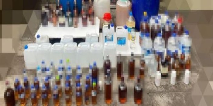 Yılbaşı öncesinde 518 litre kaçak alkol ele geçirildi: 6 gözaltı