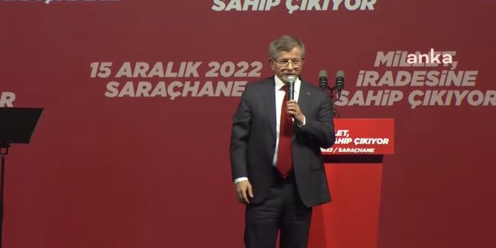 Davutoğlu Saraçhane'deki tarihi buluşmada konuştu. Sizin tertiplerinize boyun eğmedik, eğmeyeceğiz!