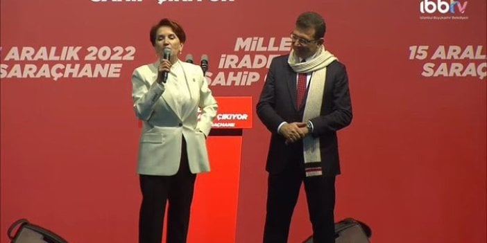 Meral Akşener Saraçhane'de konuştu: Zulüm sizinse sandık bizimdir