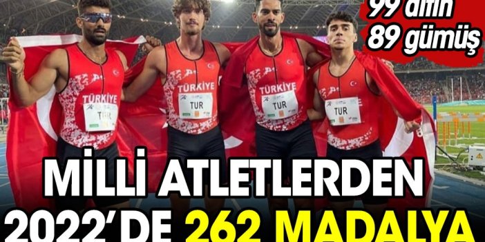 Türk atletler 262 madalya kazandı