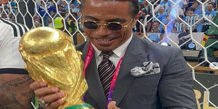 Nusret Dünya Kupası sevincini Arjantinli futbolcularla yaşadı