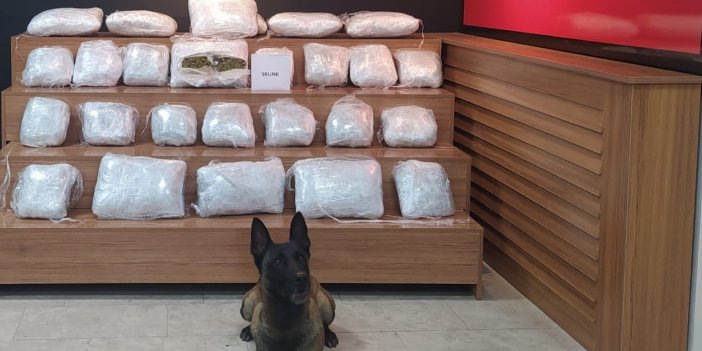 Şanlıurfa’da 21 kilo uyuşturucu madde ele geçirildi