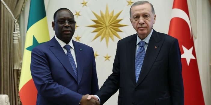 Erdoğan Senegal Cumhurbaşkanı Sall ile bir araya geldi