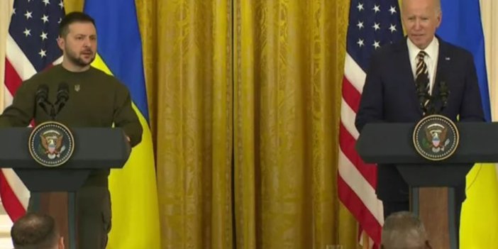 Biden ve Zelenskiy'den ortak açıklama: Rusya bedel ödeyecek