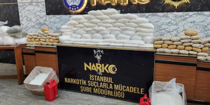 İstanbul'da 209 kilo uyuşturucu ele geçirildi 17 kişi gözaltına alındı