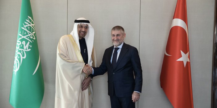 Nebati, Suudi Arabistan Yatırım Bakanı el-Falih ile görüştü