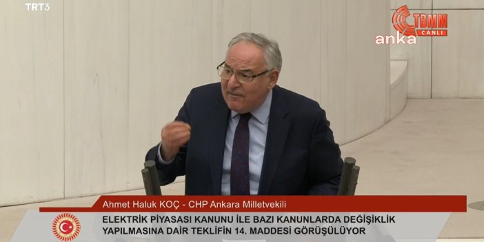 CHP’li Haluk Koç: Bugün sizi amansız savunanlar yarın acımasız savcılarınız olabilir