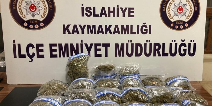 Gaziantep'te 10 kilo uyuşturucu ele geçirildi